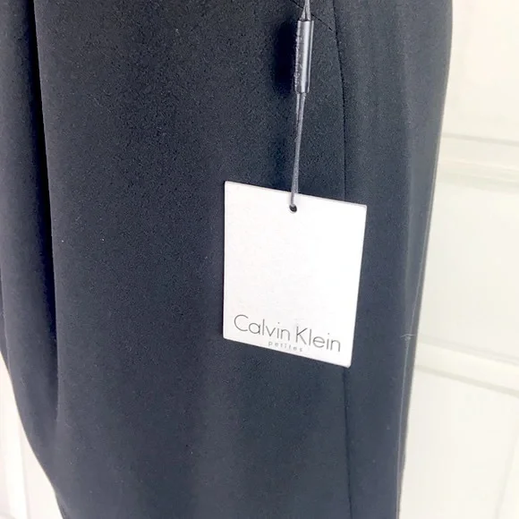 NWT Calvin Klein 3/4 Sleeve Ruched Front Dress - Picture 5 of 12